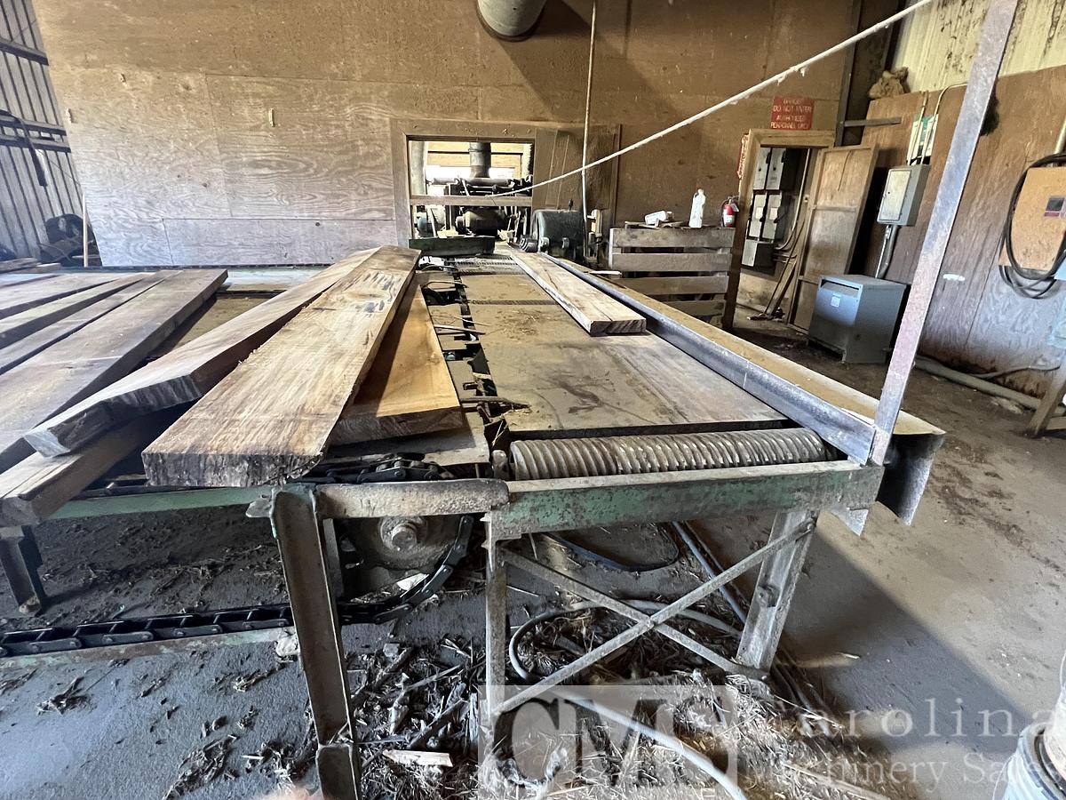 Used Newman M712 4-Sided Planer Mill with Infeed Deck