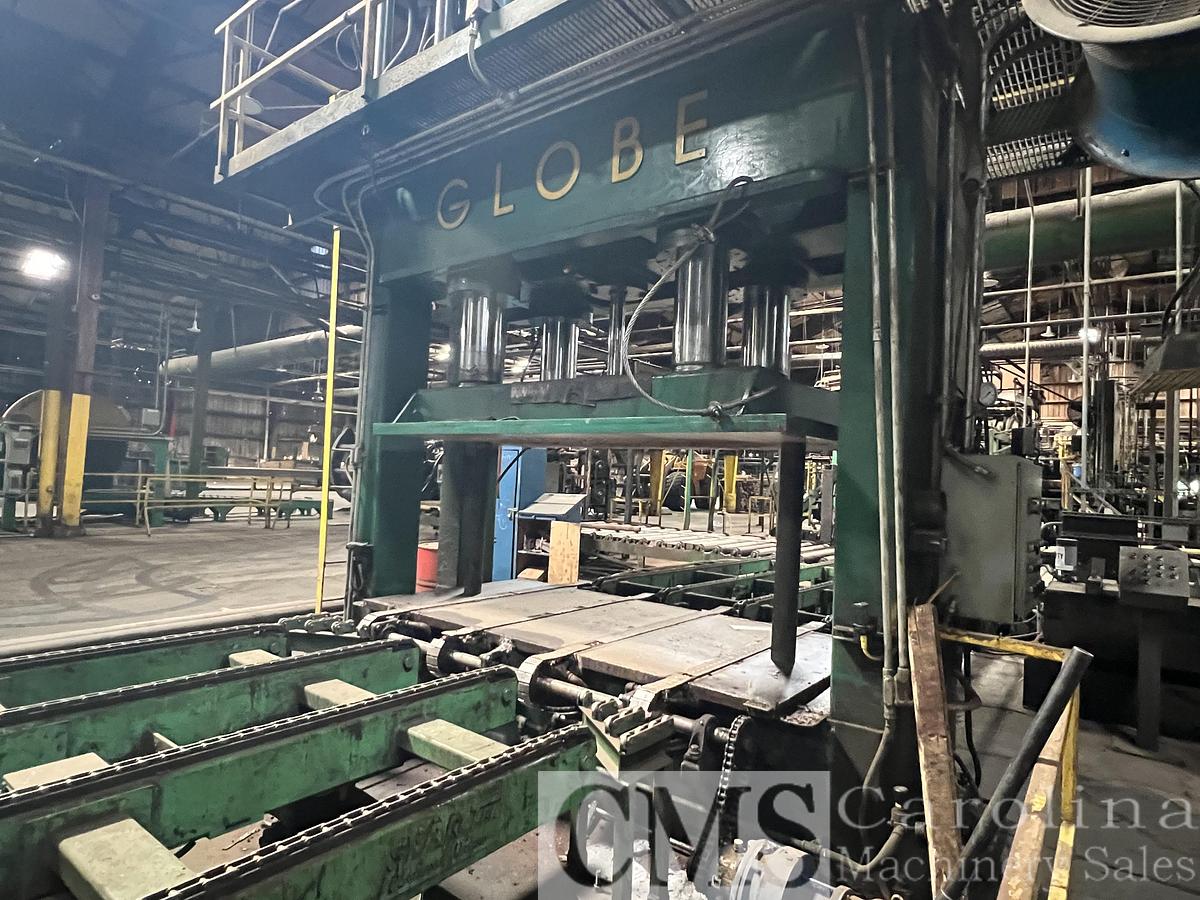 Used Globe Playwood Layup Line and Globe Press