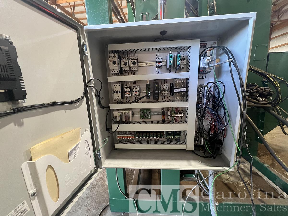 Used Custom Built Compression Bagger with Infeed Bin