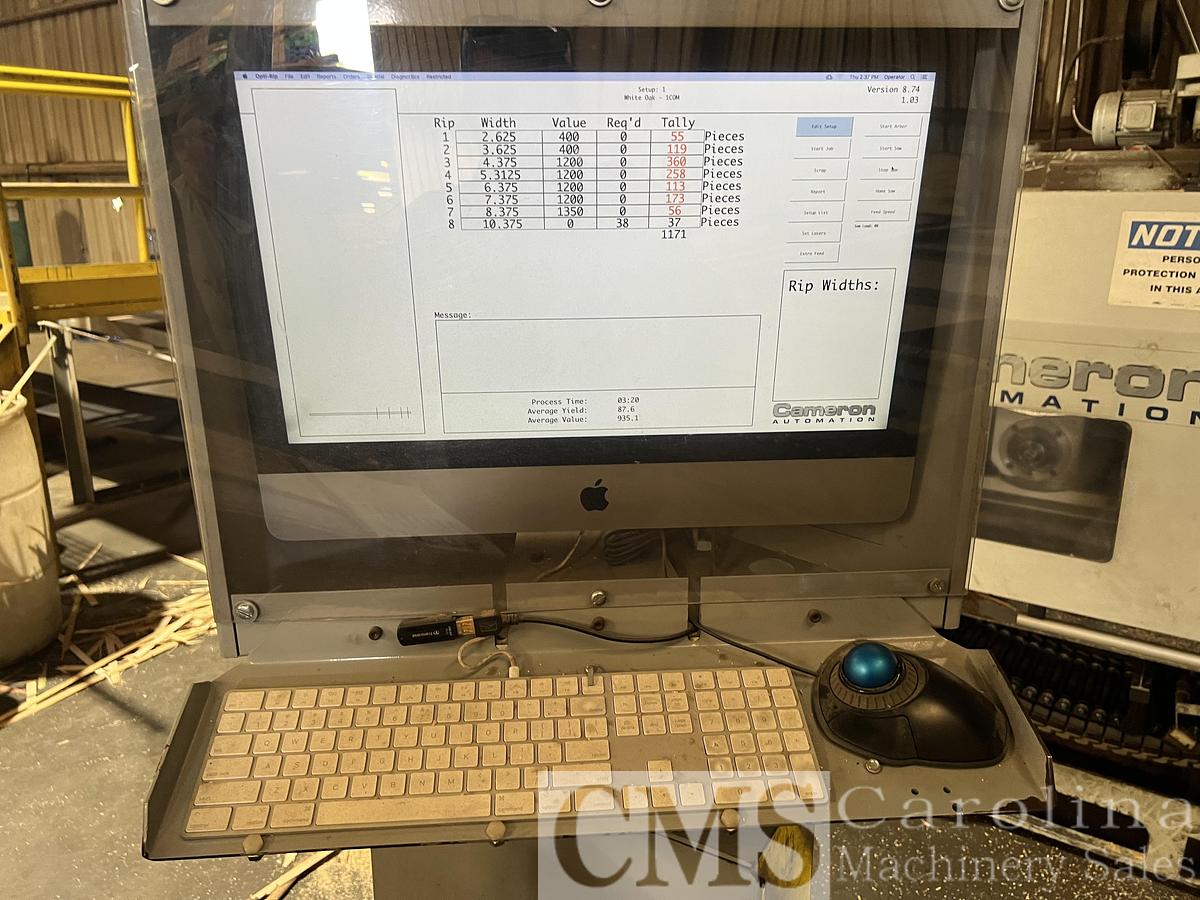Used 2021 Cameron Automation Quick Rip Saw with 3-Moving Blades