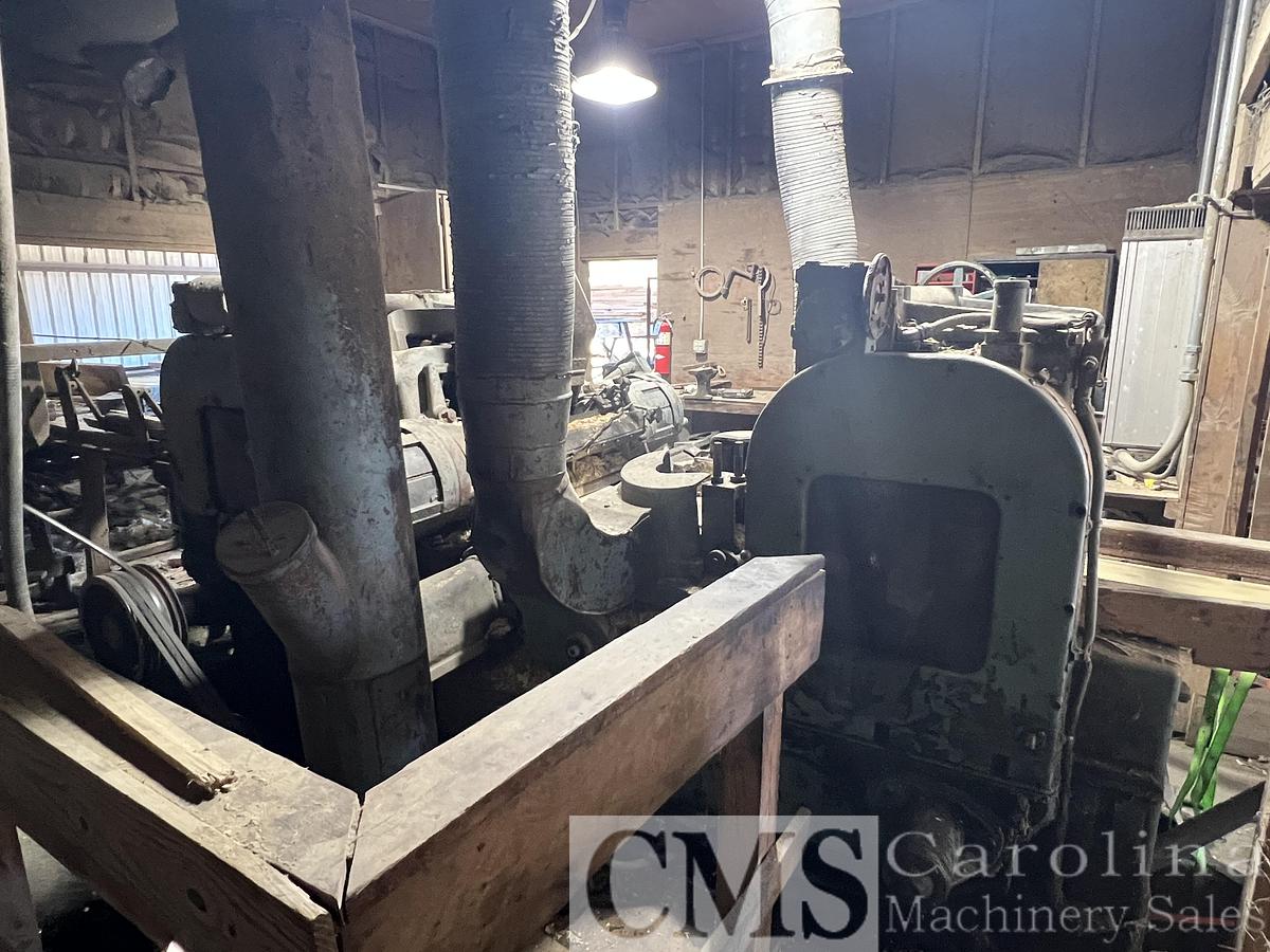 Used Newman M712 4-Sided Planer Mill with Infeed Deck