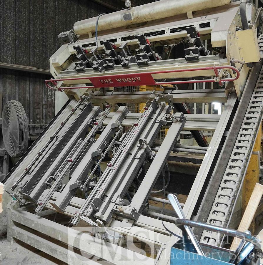 Used Woody Pallet Nailer with Stacker