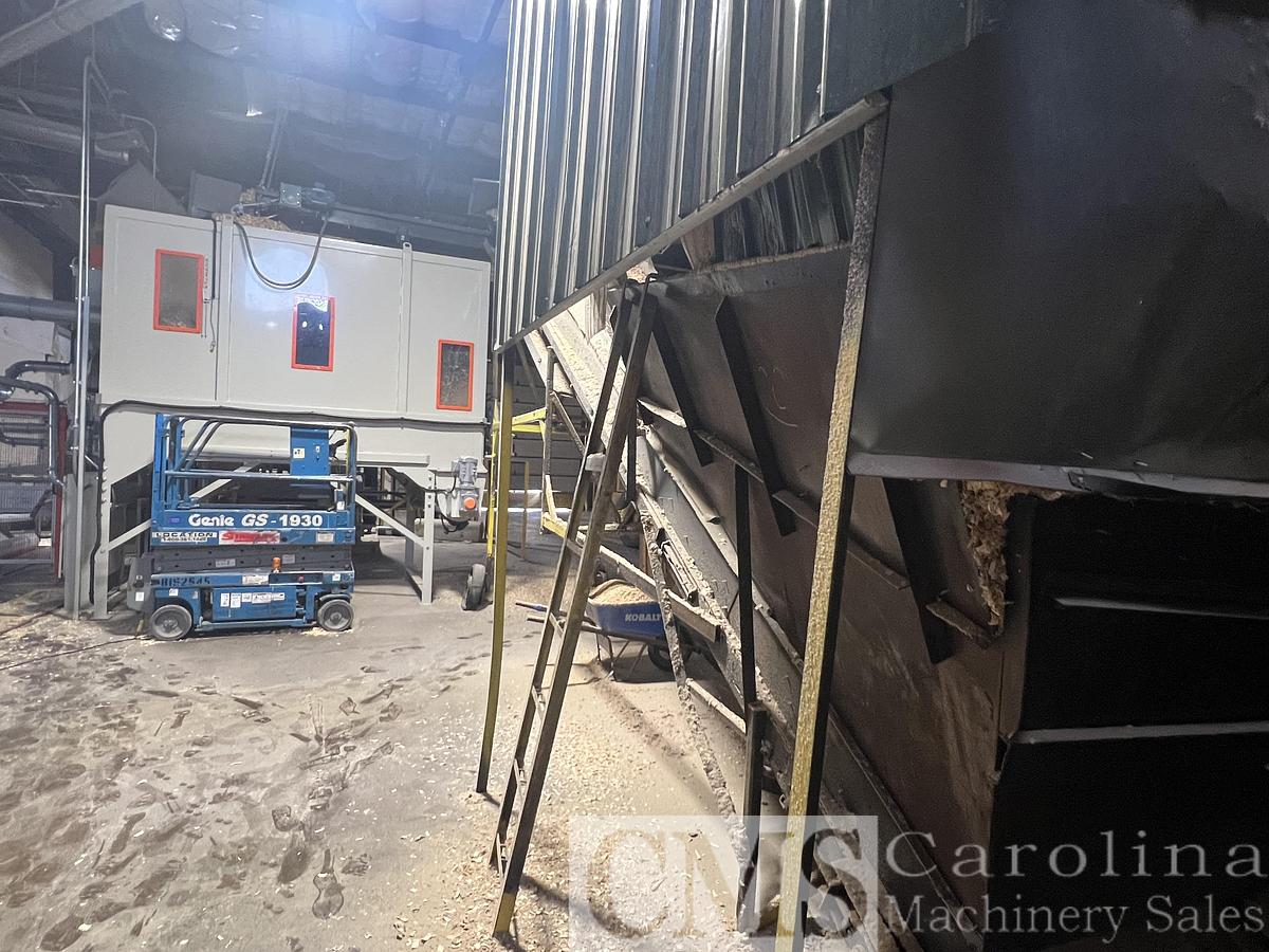 Used Complete Shaving Mill Operation with Land, Drying & Bagging Line Newman, BMM, MEC, Webb, Rethceif, CAT