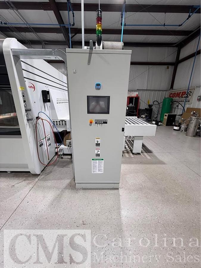 Used Cefla Mito Sprayer Finishing Line with UV Ovens