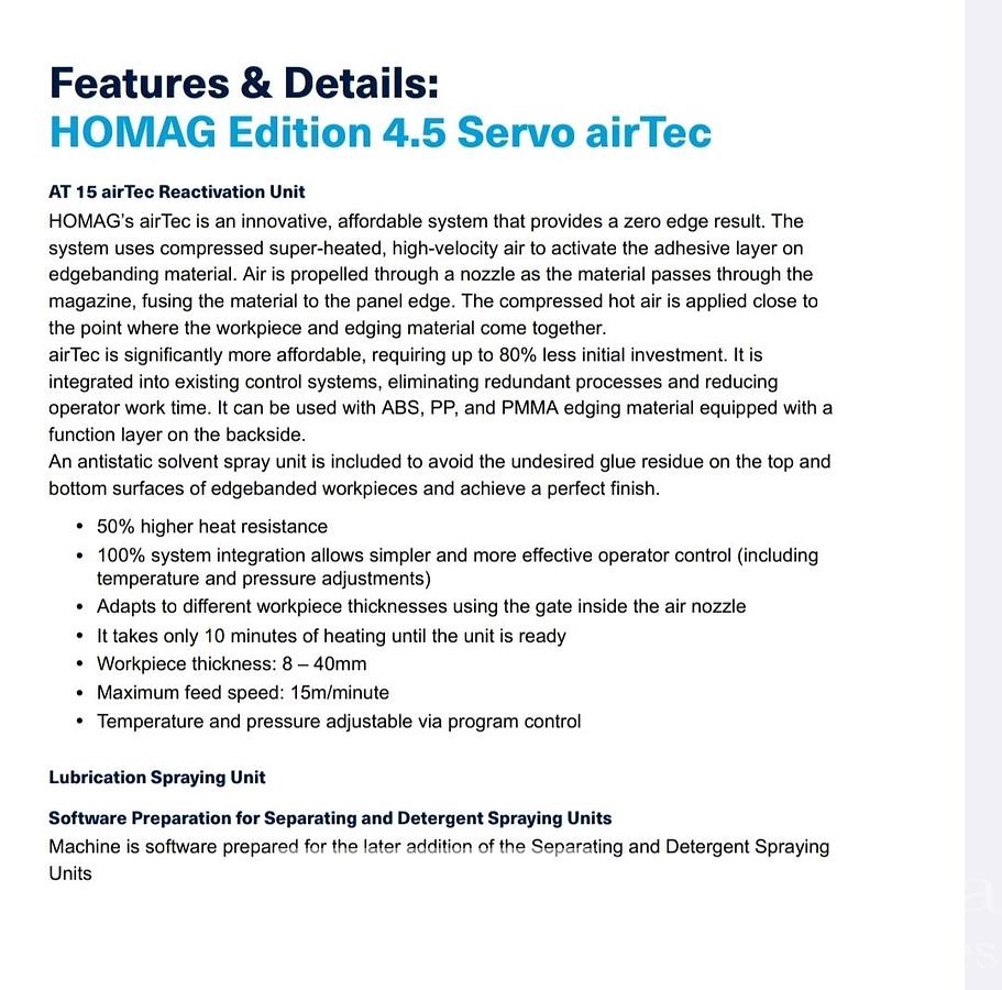 Used 2018 Homag Edgeteq S300 Edgebander