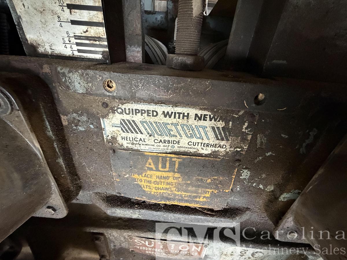 Used Irvington Moore and Newman Whitney Lumber Sticker and Planer Line