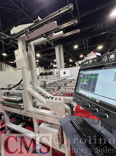 Used Woodtech Optimizing Gang Rip Saw with Infeed