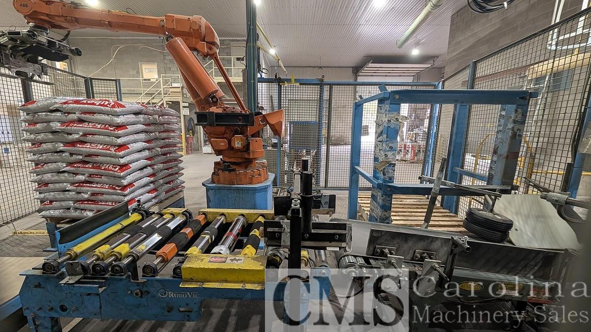 Used Hamer 2040 FFS Bagging Line with Robot Stacker