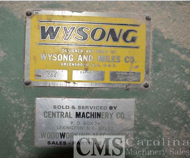 Used Wysong Model 284 Horizontal Mortiser