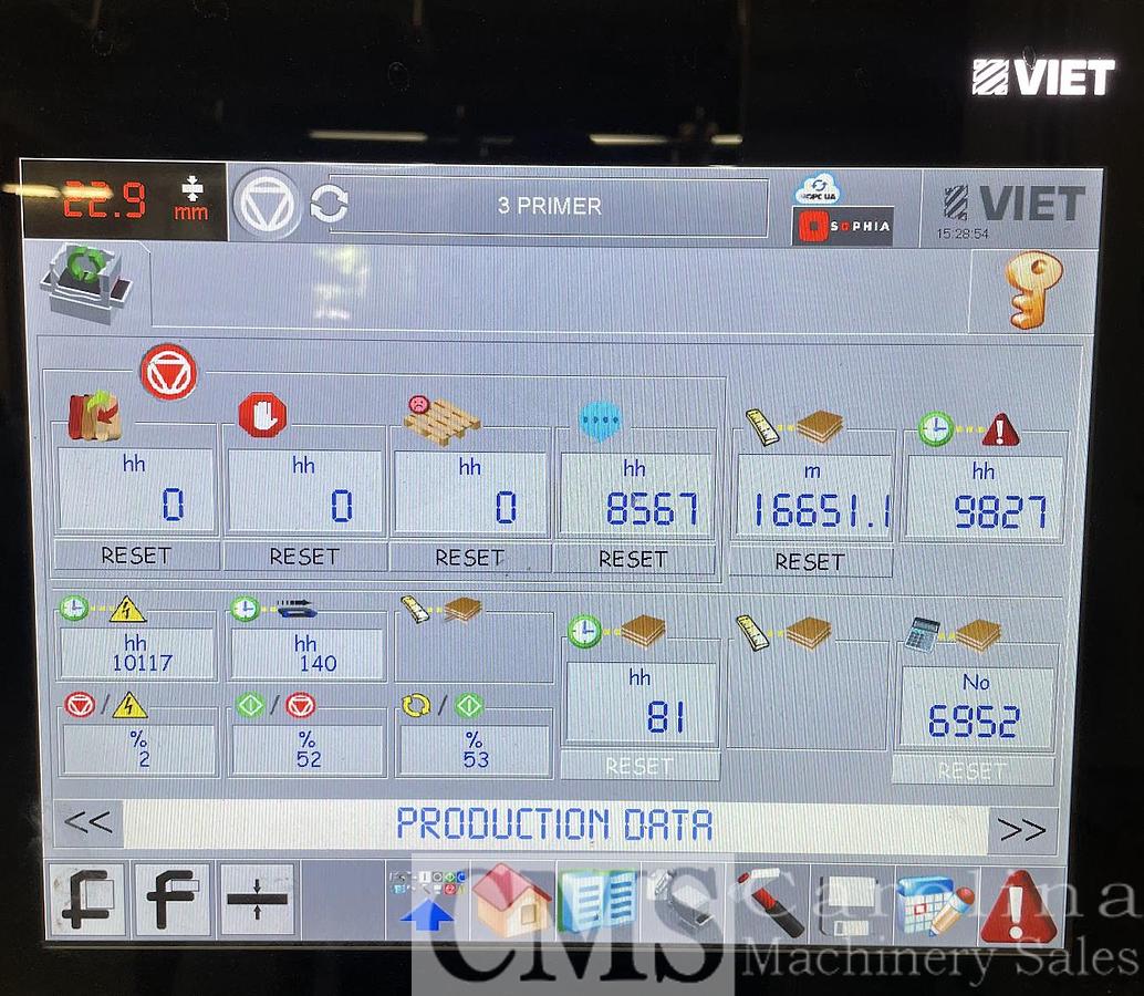 Used 2021 Viet Opera 5-3.3 XLL 3-Head Brush Sander