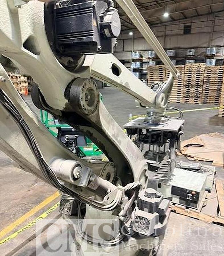 Used 2003 Hamer Model 2080 Form Fill Seal Bagger with Robot Stacker