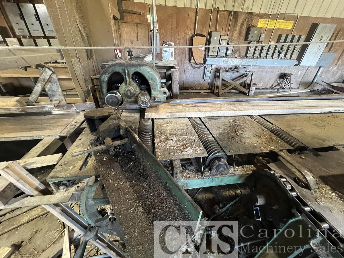 Used Newman M712 4-Sided Planer Mill with Infeed Deck