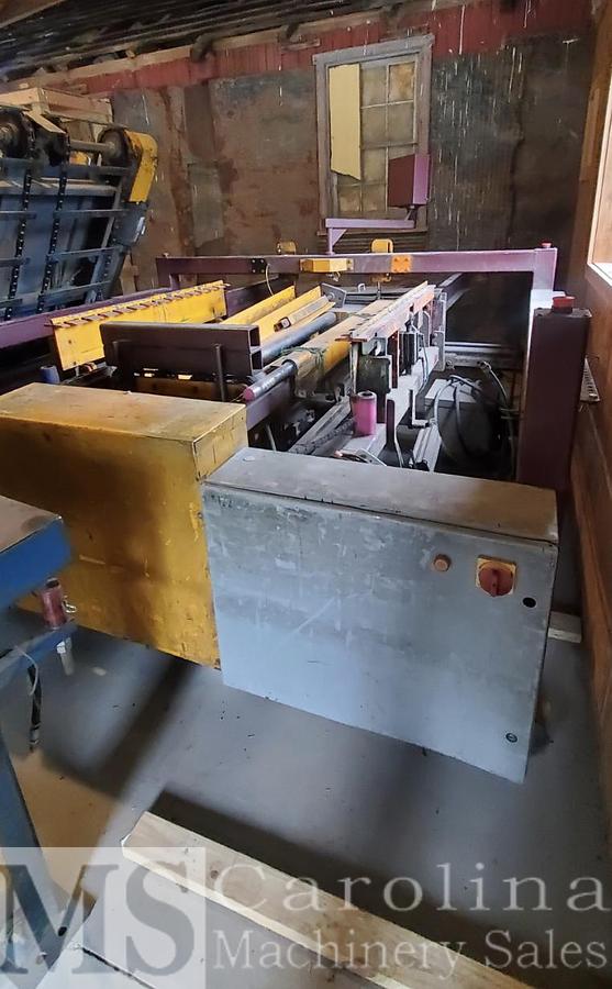 Used Baker Double Head Notcher with Automated Industrial Technologies Stacker