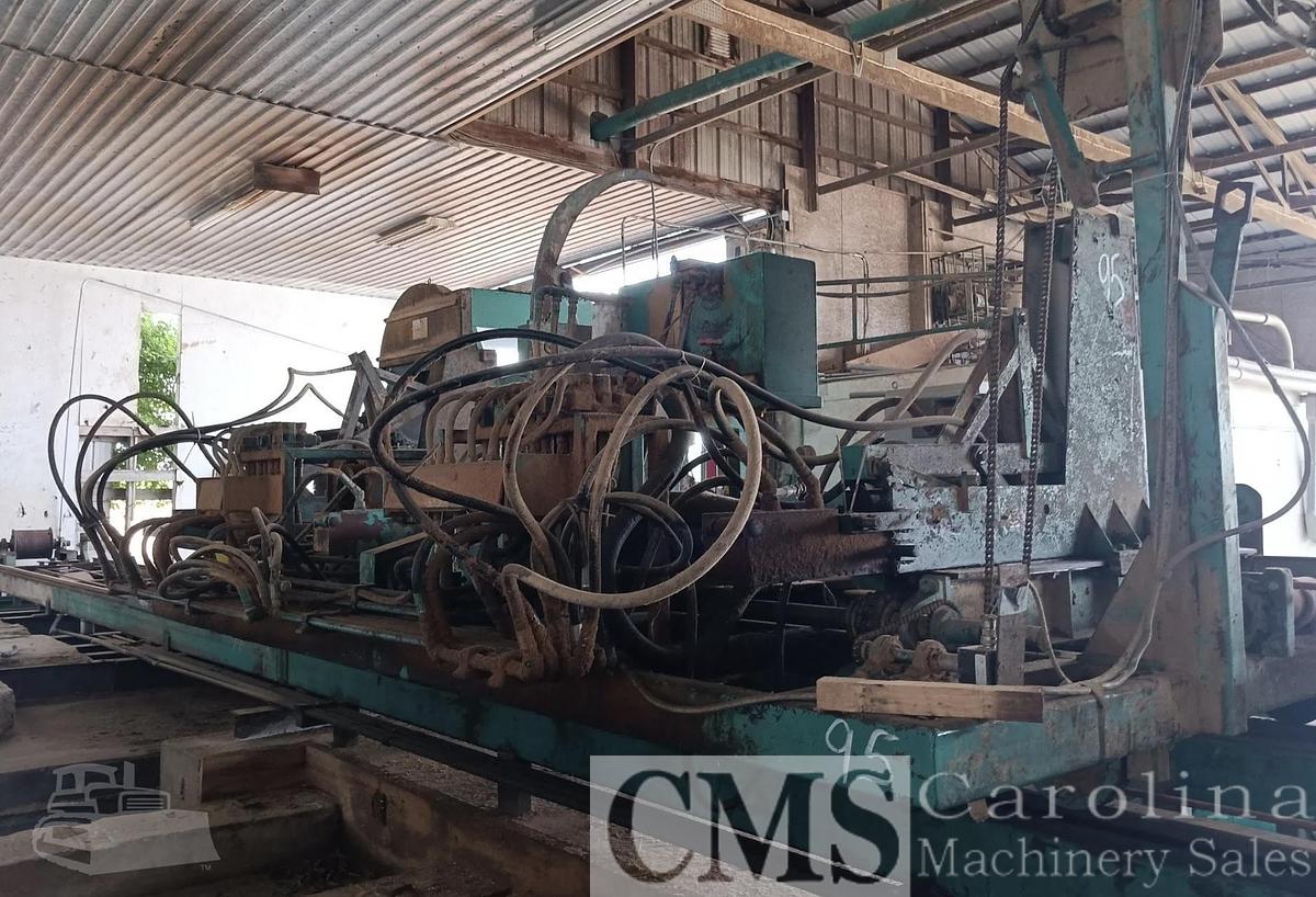 Used Helle 3-Head Block Sawmill with Vertical Edger