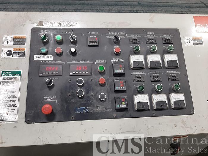 Used Midwest Automation 5 Foot Hot Roll Laminating Line