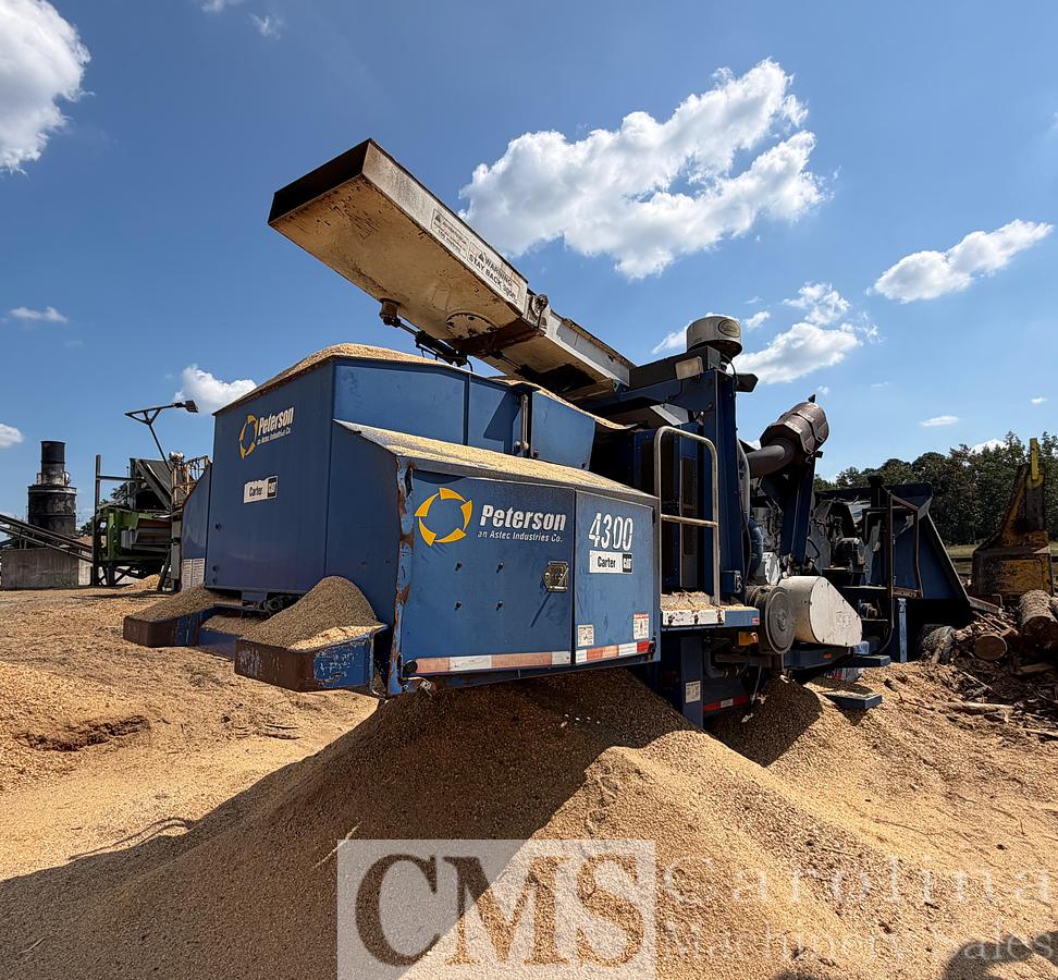Used 2010 Peterson Model 4300 Portable Drum Chipper