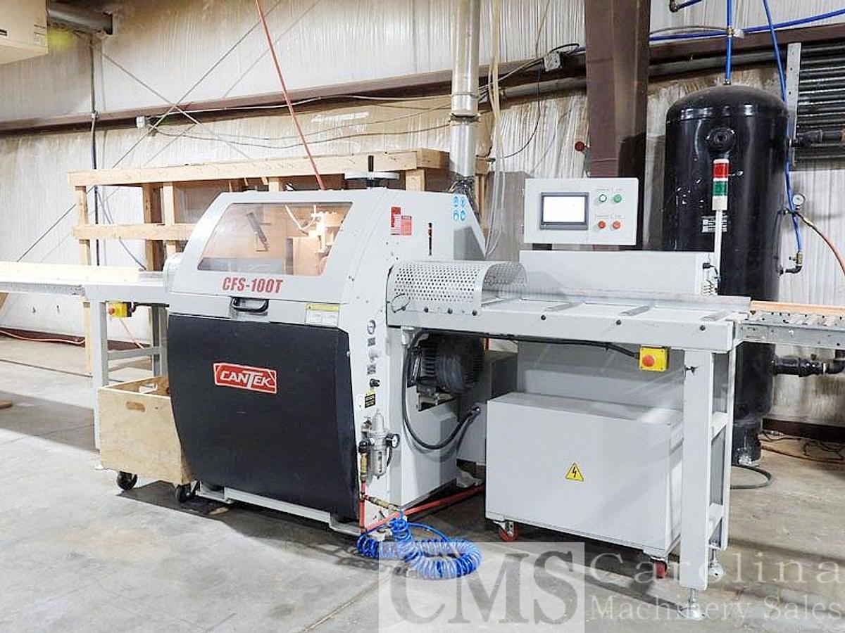 Used Cantek CFS-100 Optimizing  Cut Off Saw