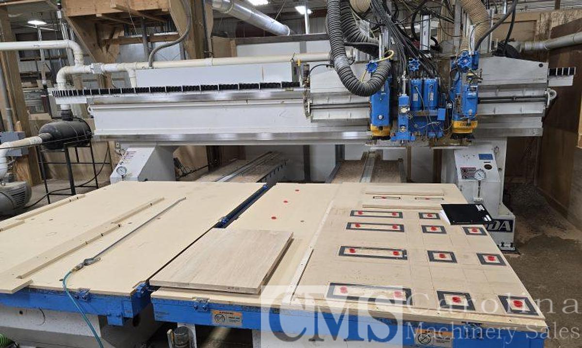 Used 1999 Shoda Twin Table CNC Router 5' X 10'
