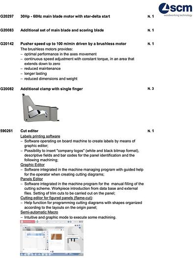 Used 2022 Gabbiani G2 Panel Saw