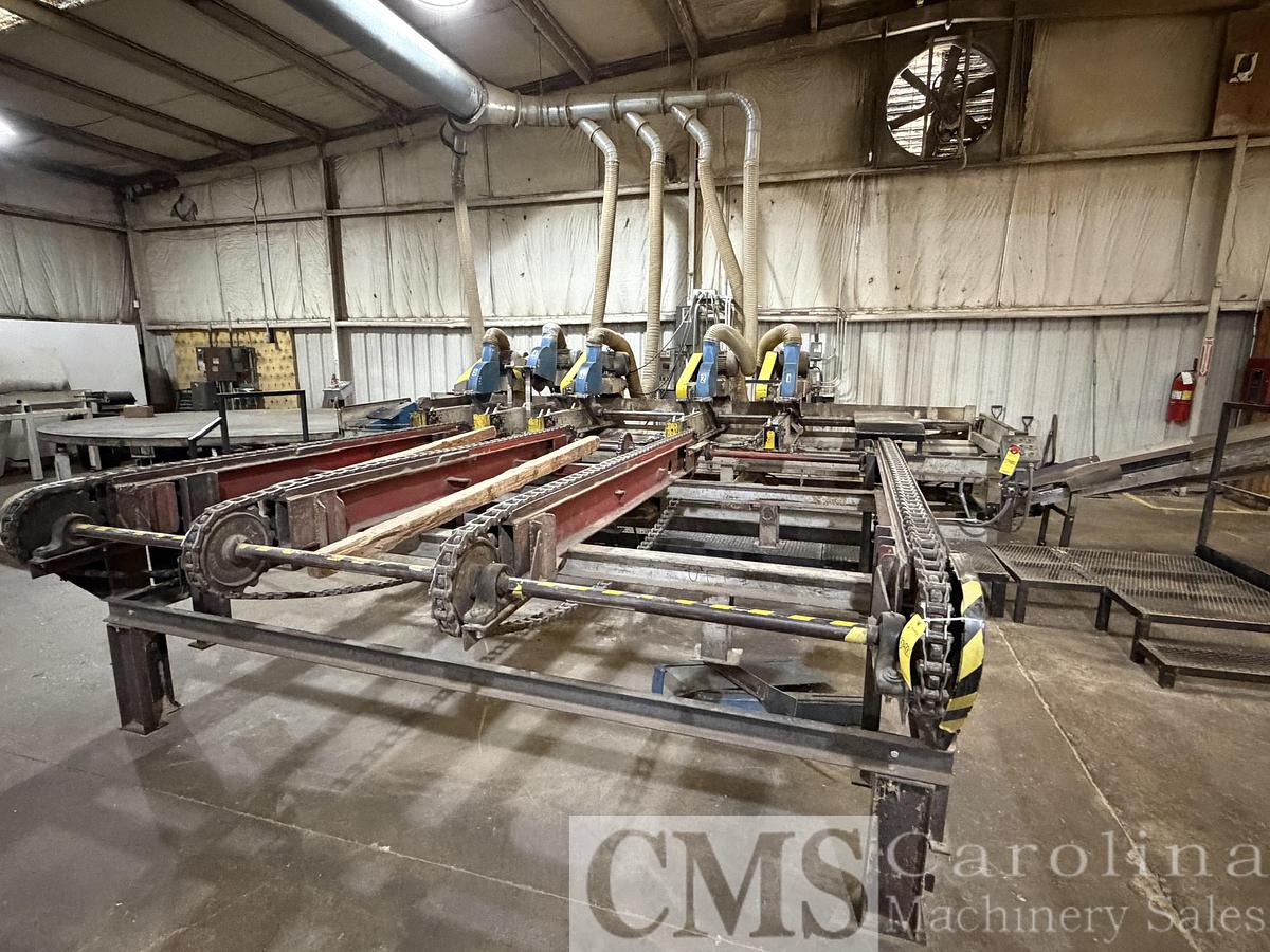 Used Newman KM16 Multiple Head Trim Saw