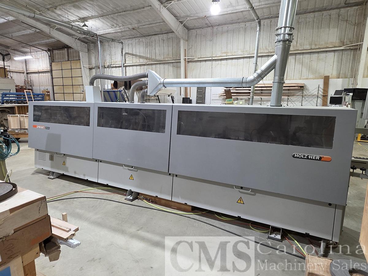 Used 2005 Holz-her 1321 Single Sided Edgebander w/ pre-milling