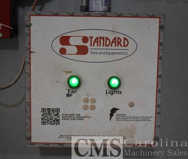 Used Standard Tools & Equipment Model CBS2082303-3B Paint Booth