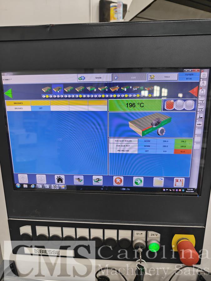 Used 2015 Biesse Roxyl 5.5 Single Sided Edgebander