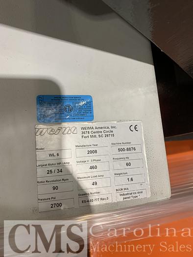 Used 2008 Weima  WL6 Grinder