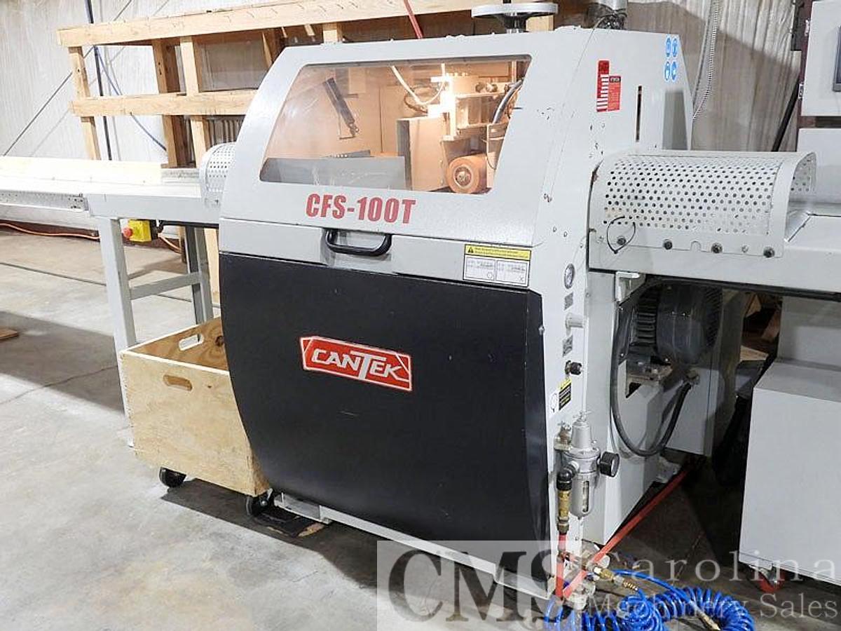 Used Cantek CFS-100 Optimizing Cut Off Saw