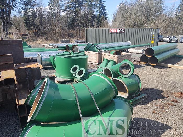 Used Twin City Fan & Blower 100 HP Blower with 9 ' Cyclone