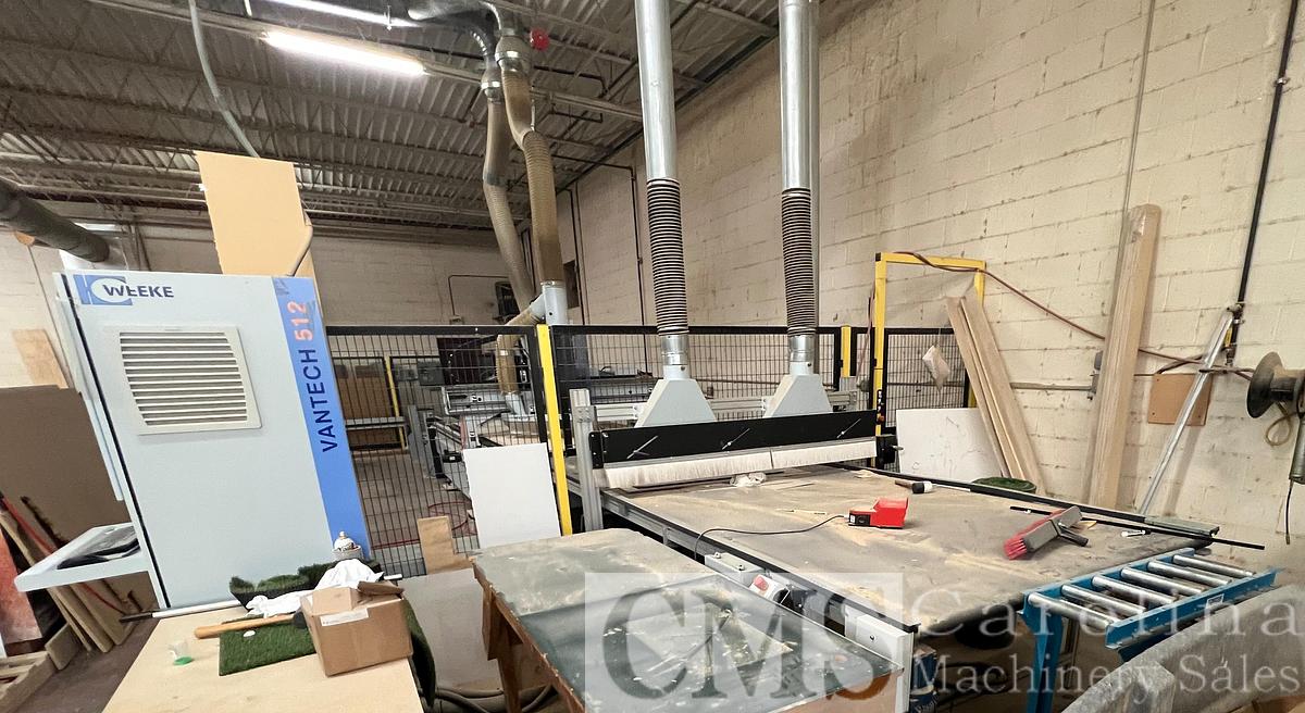 Used 2015 Weeke Vantech 512 CNC Router with Offloading