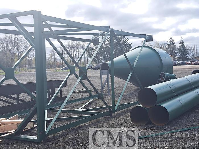 Used Twin City Fan & Blower 100 HP Blower with 9 ' Cyclone