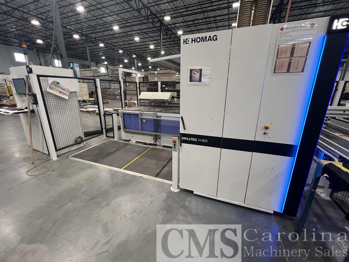 Used 2021 Homag Drillteq C600 with Stackteq C500 Stacker