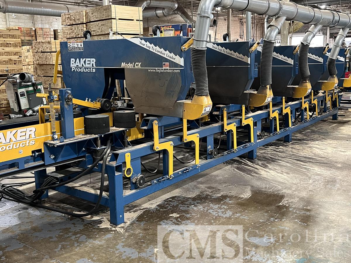 Used 2024 Baker Model CX 5-Head Resaw with Return