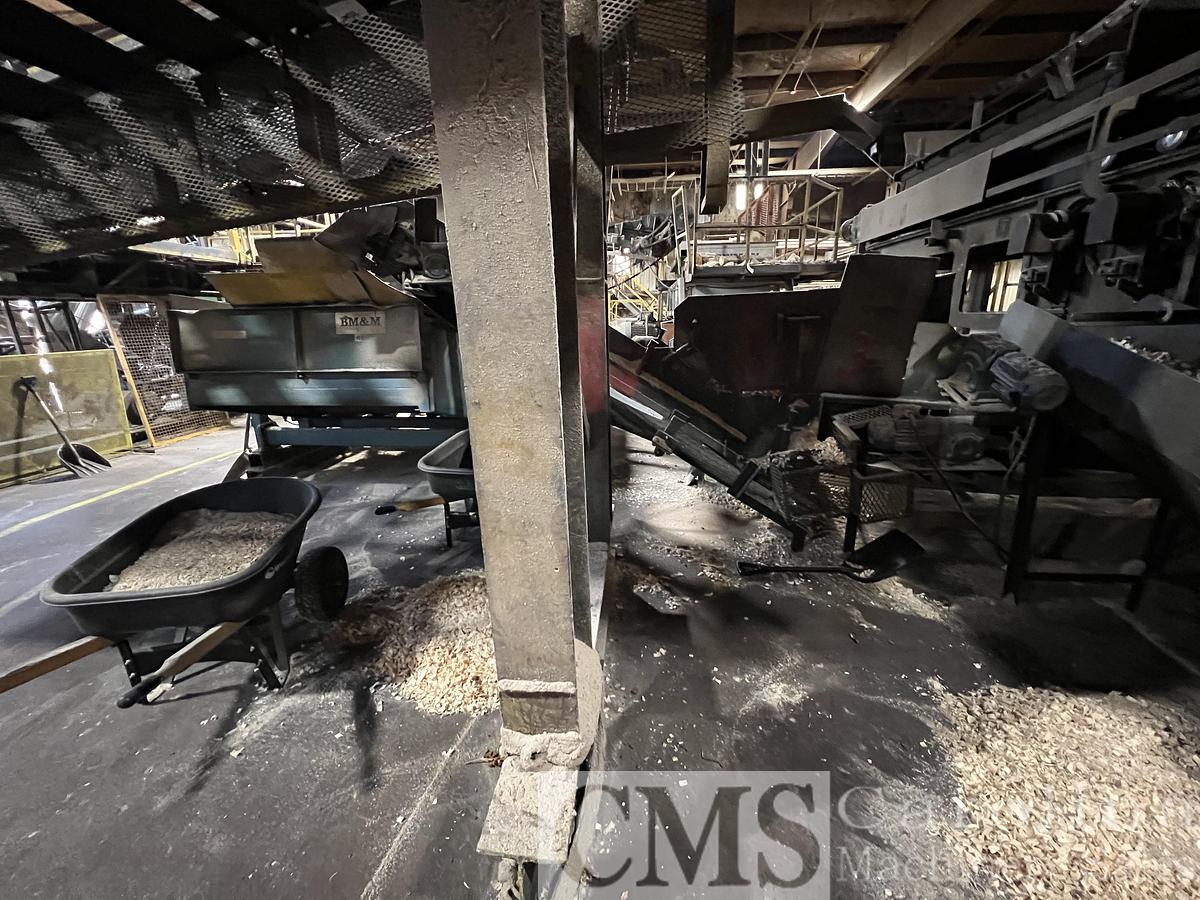 Used Complete Shaving Mill Operation with Land, Drying & Bagging Line Newman, BMM, MEC, Webb, Rethceif, CAT