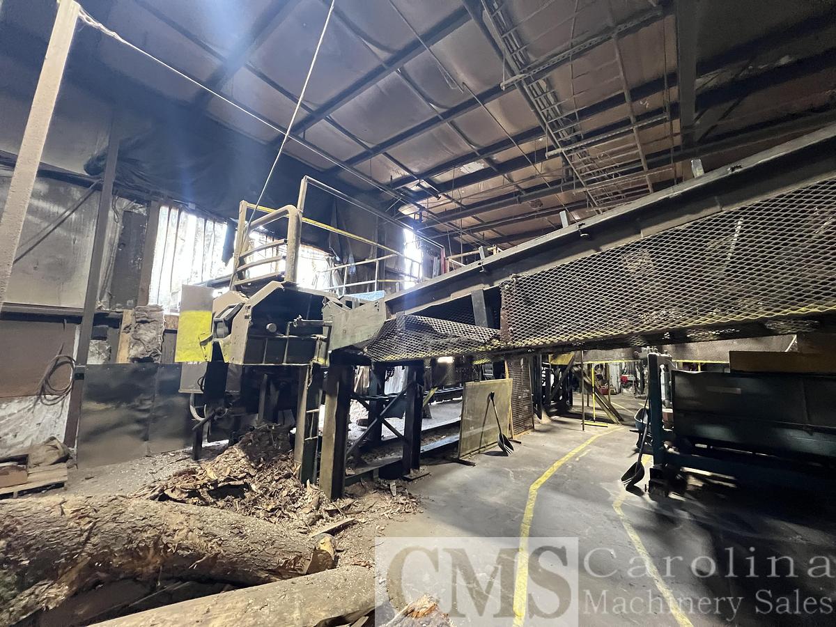 Used Complete Shaving Mill Operation with Land, Drying & Bagging Line Newman, BMM, MEC, Webb, Rethceif, CAT