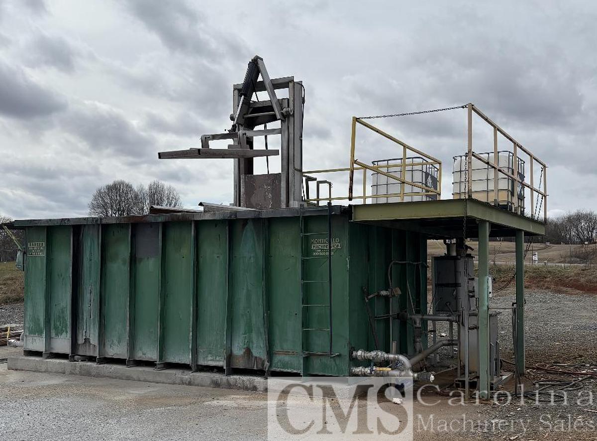 Used Monticello 10x20 Stainless Steel Dip Tank
