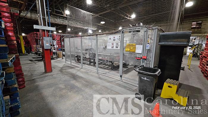 Used Honey Badger Pallet Nailer with Stacker