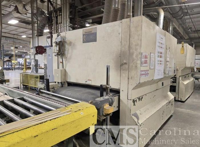 Used Timesavers 53" 3-Head + 3-Head Top & Bottom Sander Line