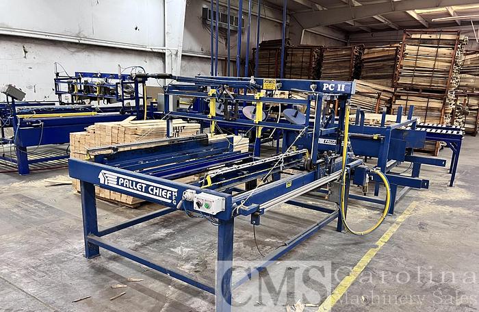 Used 2022 Pallet Chief PC II 48x48 Nailer with Stacker