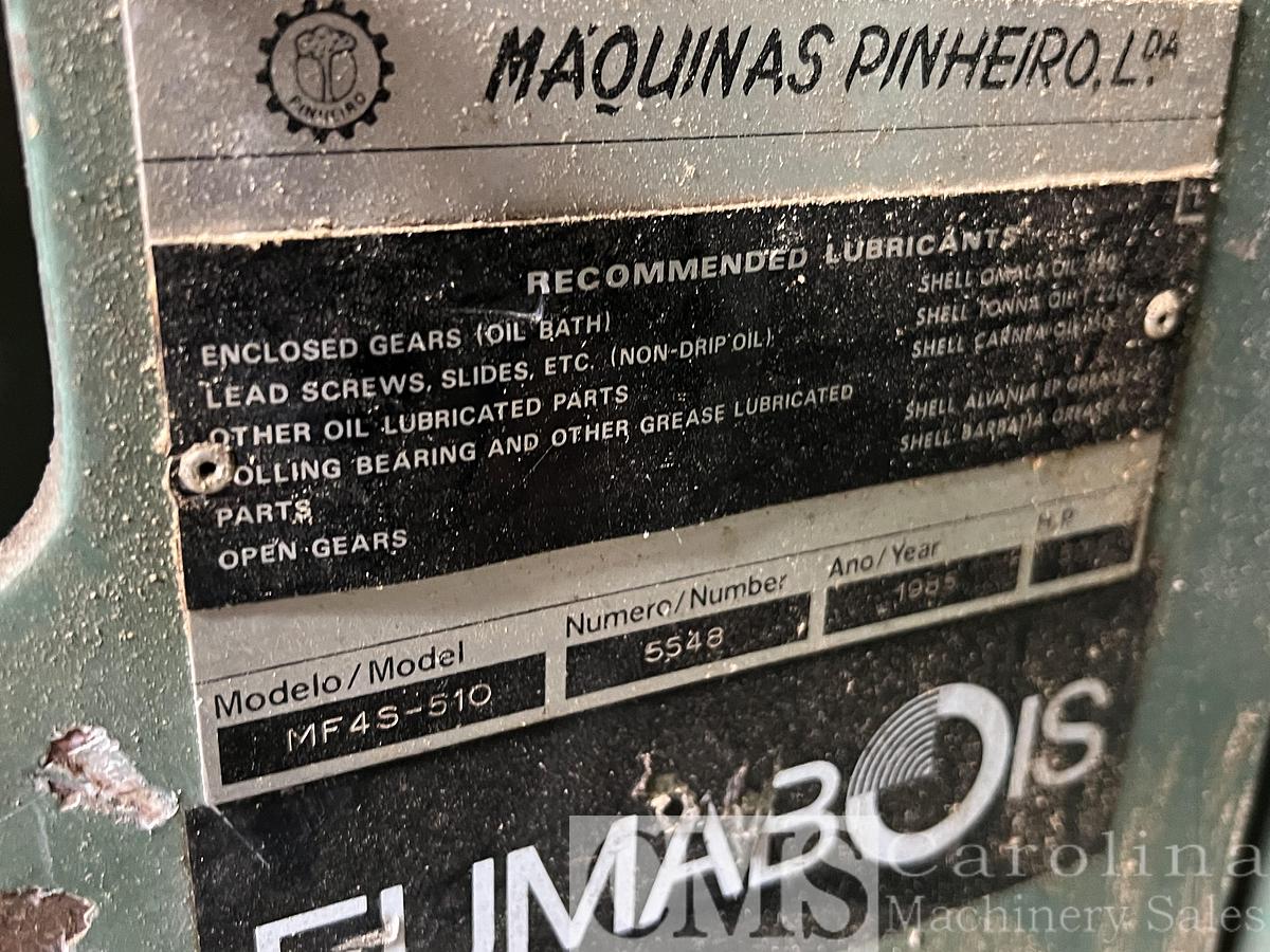 Used Pinheiro MF4S-510 Planer