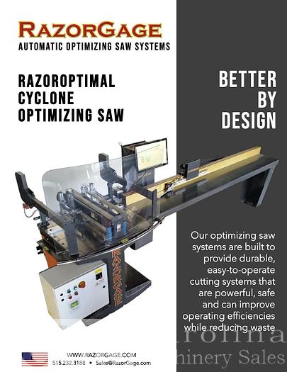 Used 2016 Razorgauge Optimal Optimizer Saw