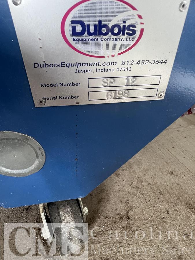 Used Dubois SP12 Linear Spray Machine
