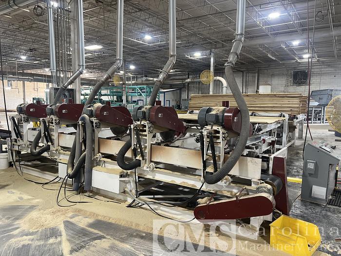 Used Smith Machine 5-Head Trim Saw Line