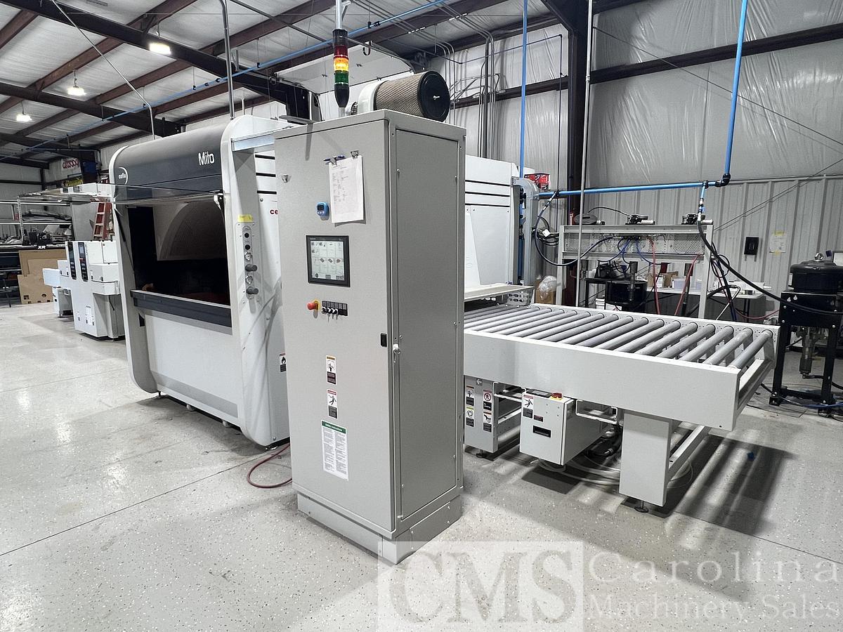 Used Cefla Mito Sprayer Finishing Line with UV Ovens