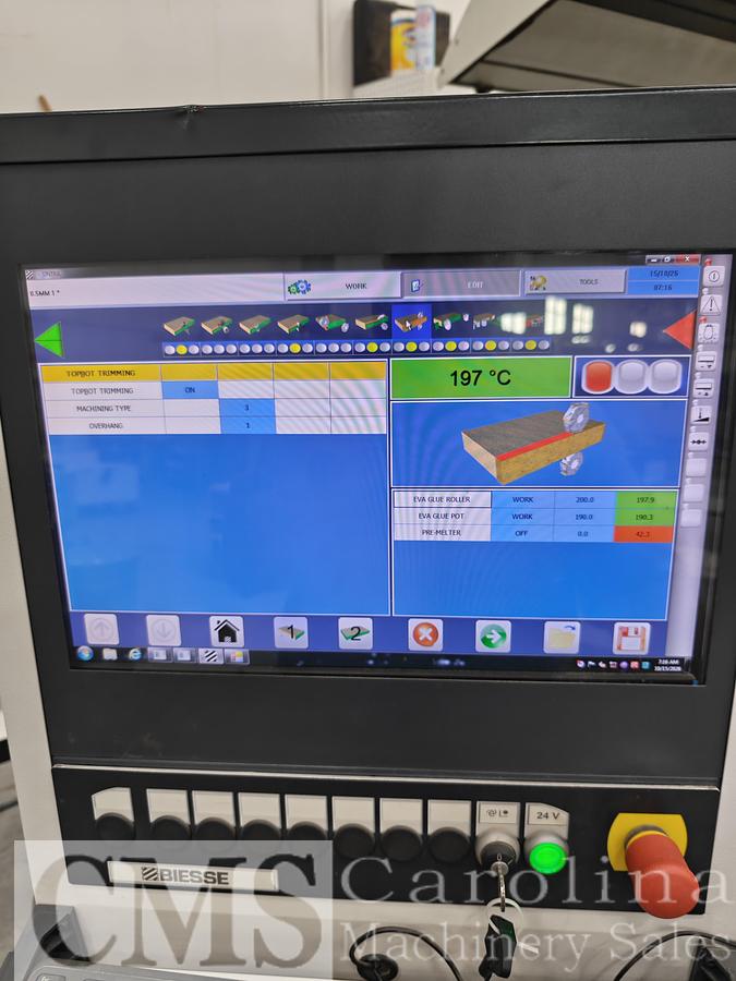 Used 2015 Biesse Roxyl 5.5 Single Sided Edgebander
