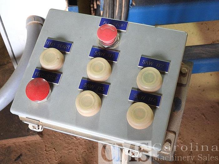 Used Baker Model BX 4-Head Resaw