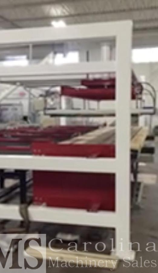 Used Raimann KM310M Gang Rip Saw with Infeed and outfeed