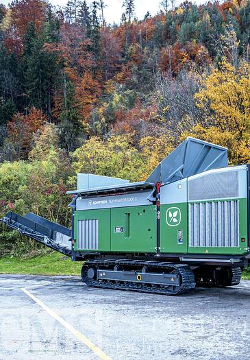 Used 2018 Komptech Terminator 6000S Mobile Shredder