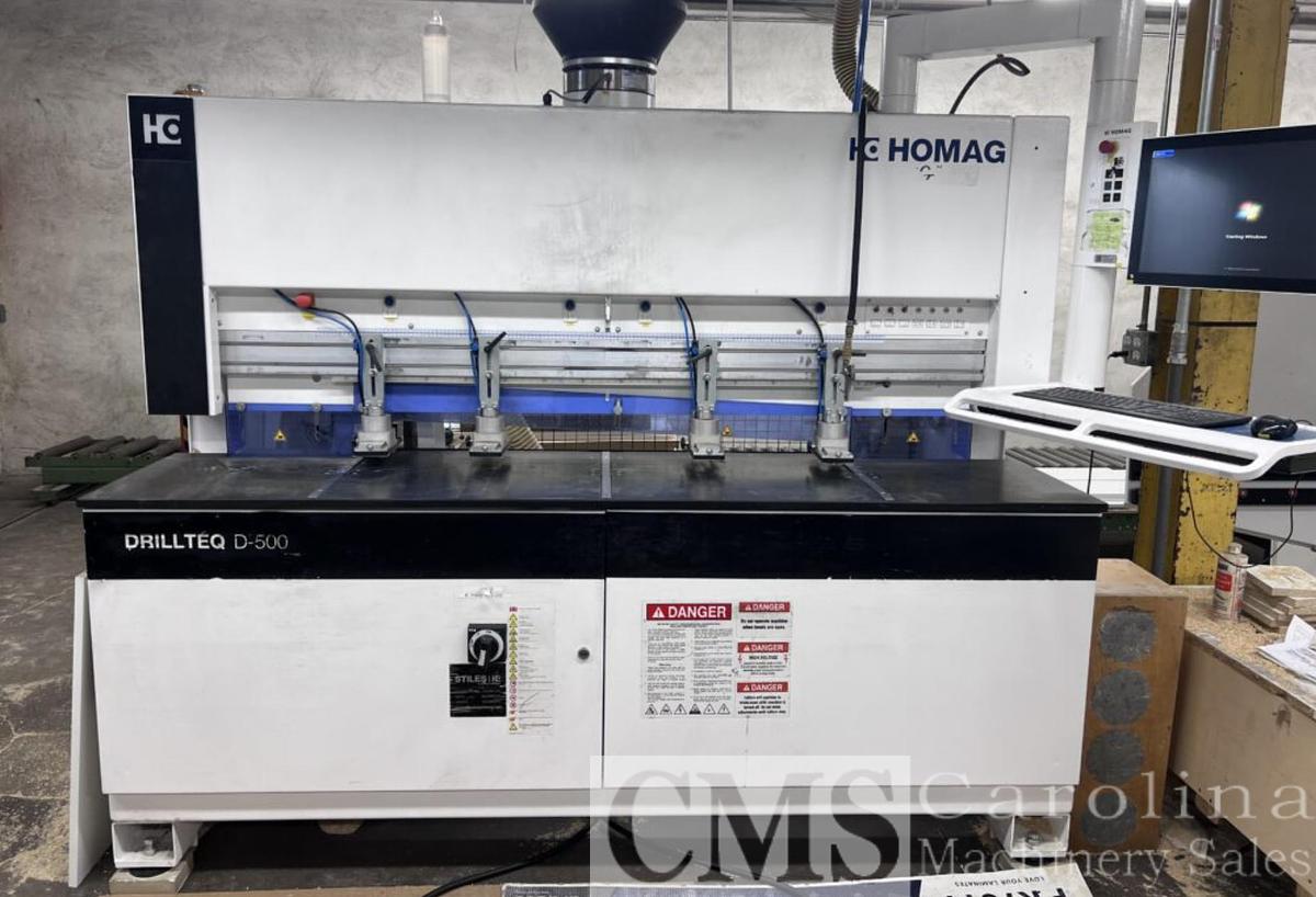 Used Homag Drillteq D500 Drill and Dowel Machine